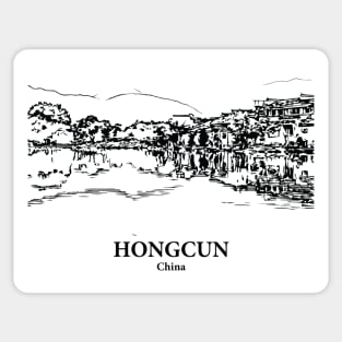 Hongcun - China Sticker